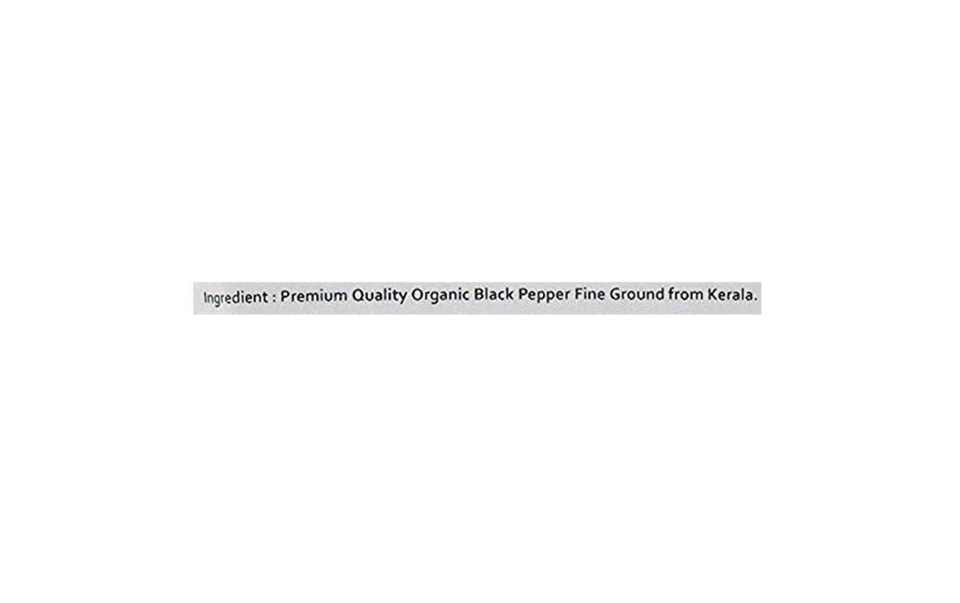 Farmown Organic Black Pepper Fine Ground   Pack  250 grams